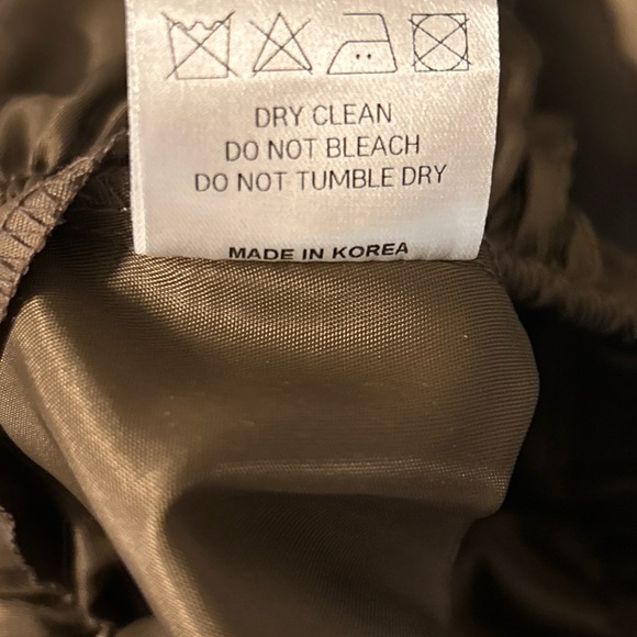 The Frankie Shop Women’s Kevin Track Pants Size Large Khaki Brown Nylon Jogger - Picture 9 of 9